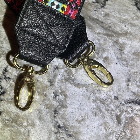 Embroidered Woven Aztec Bag Strap - Picture 4 of 6